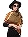 Warm Tartan Scarf Blanket for Women Lady Oversized Plaid Pashmina Soft Wrap Shawl