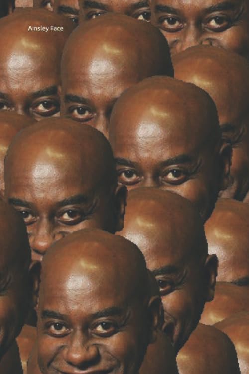 Ainsley Face: 120 page notebook