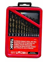 Tarea Herramientas t50021 21-piece Cobalto Broca para metal, 1 16 A Través De 3 8-Inch