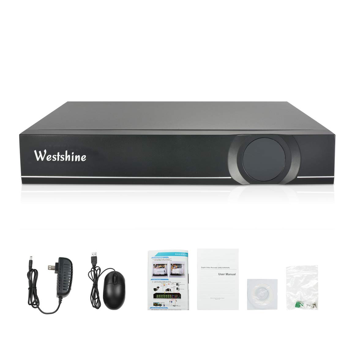 Westshine 16 Channel 1080N DVR,5 in 1 Hybrid (AHD/TVI/CVI/Analog/IP) CCTV  Home Security System, H.265 HD Surveillance Digital Video Recorder, Support  Onvif ...