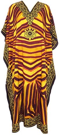 Goood Times Plus Size Kaftan Dress Long Maxi Caftan Gown Nightdress Beach Dress