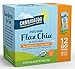 Carrington Farms Organic Flax Chia Paks, 5.08 oz 12 Packets (Pack of 6), Packaging May Vary