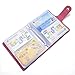 Women 60 Card Slots RFID Blocking Credit Card Holder Leather Business Card Cases