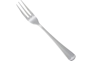 Winco 0015-06 12-Piece Lafayette Salad Fork Set, 18-0 Stainless Steel