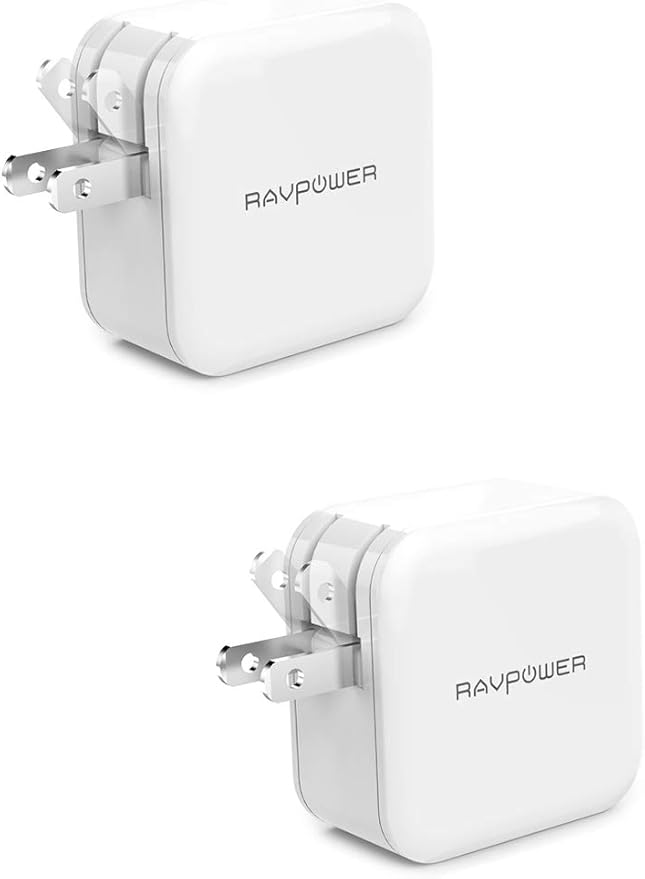 Amazon Co Jp Ravpower Usb 充電器 2ポート 24w 最大出力5v 4 8a 急速 折畳式プラグ Iphone Ipad Android 等のusb機器対応 Rp Uc11 2pack ホワイト ホーム キッチン