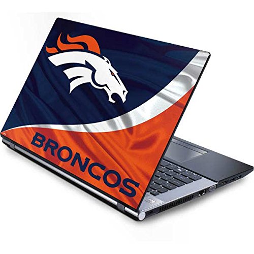 Skinit NFL Denver Broncos Generic 12in Laptop (10.6in X 8.3in) Skin - Denver Broncos Design - Ultra Thin, Lightweight Vinyl Decal Protection