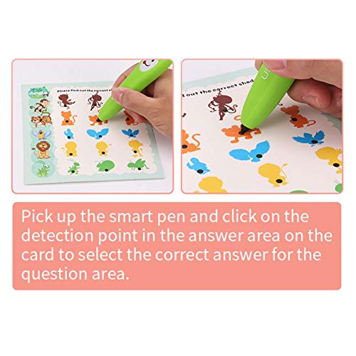 Kyroffa Kids Smart Learning Pen Preschool Learning Toys Electronic Reading Pen with Learning