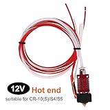 Creality Original Extruder Assembled MK8 Hotend Kit for 3D Printer CR-7 CR-8 CR-10S S4 S5 with Aluminum Heating Block, 1.75mm, 0.4mm Nozzle
