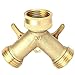 Harmony Lead Free Garden Hose Connector (Lead Free Brass Hose Y 2-Way Splitter)