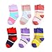 Girls Thick Cotton Socks Kids Winter Seamless Socks 6-Pack