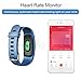 Lintelek Heart Rate Fitness Tracker Watch, Updated Activity Tracker with Multiple Sports Modes, IP67 Waterproof Touch Screen Smart Pedometer for Android and iOS Smart Phones