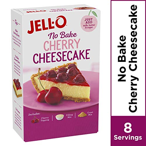 Jello Cherry Cheesecake Gelatin Dessert Mix 178 Oz Box from JellO No