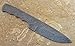 ColdLand Knives | High Quality Custom Handmade Damascus Steel Full Tang Blank Blade for Knife Making Supplies SB39