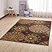 Ottomanson Ottohome Collection Contemporary Damask Design Rubberbacking Area Rug, 3'3