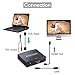 eSynic VGA to HDMI Converter Box 1080p HD Video Converter Adapter with RCA L/R Audio Input for HDTV Projector Monitor PS3 Laptop Desktop