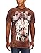 The Mountain Giraffe Adult T-Shirt, Brown, Large