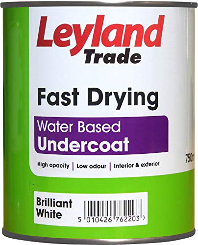 Leyland Trade 306736 Fast Drying Undercoat, Brilliant White, 750 ml