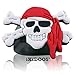 Armshield Pirate Rings for Kids 24pc Birthday Party Favors Skull Crossbone Toy Rings (24 Rings)