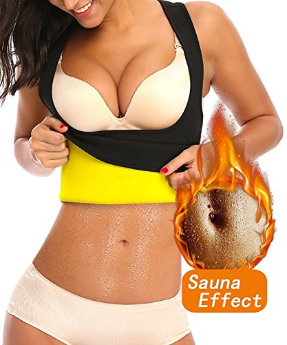 Dardugo Women's Hot Sweat Slimming Neoprene Vest,Body Shaper For Weight Loss Fat Burner No Zipper Gray Sauna Tank Top Shirt For Women by - Thumbnail 6