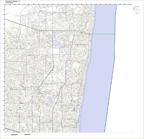 Pompano Beach Zip Code Map Pompano Beach, Fl Zip Code Map Laminated: Amazon.com: Office Products