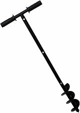 AUGER 4" Manual Post Hole Digger Heavy Duty Hand Drill Carbon Steel 890mm
