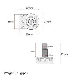 Healifty Guitar Pots A20k Potentiometer Pots