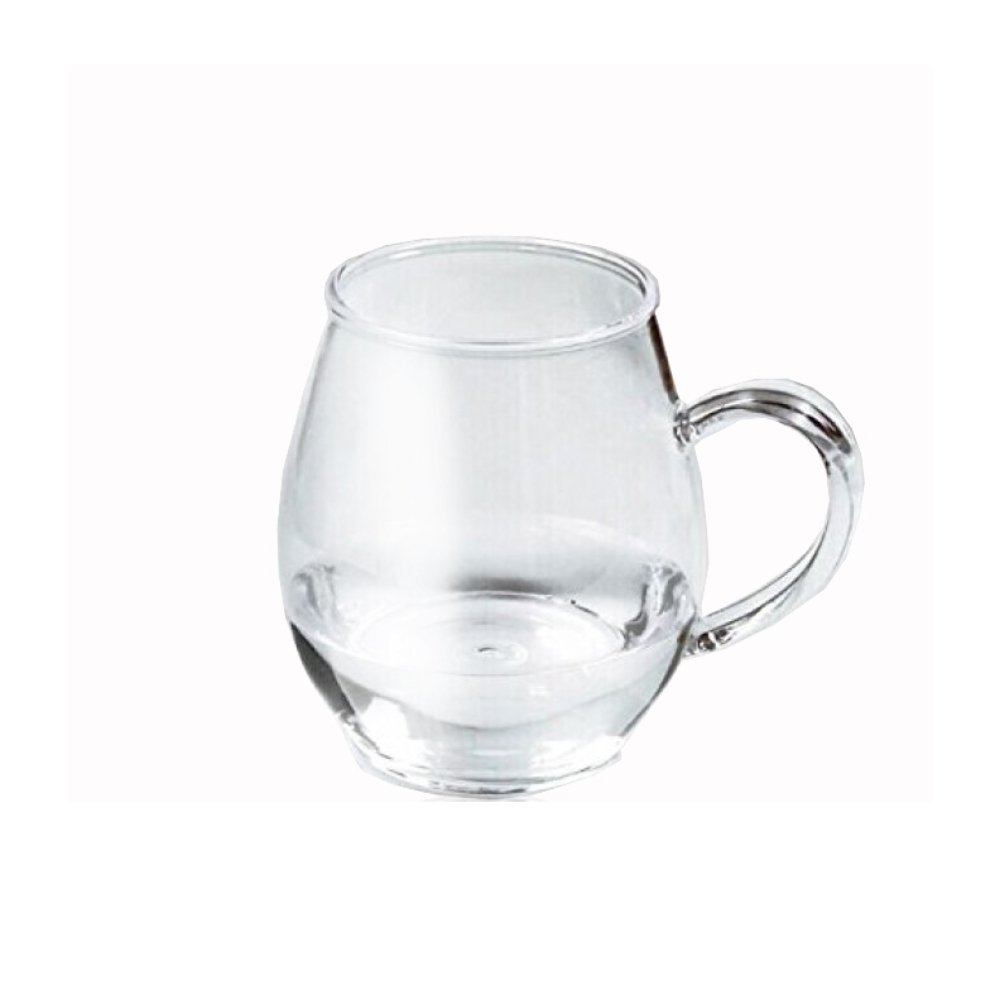 Crystal Clear Glass Coffee/Tea Mug by Sun’s Tea (Tm) 16 oz