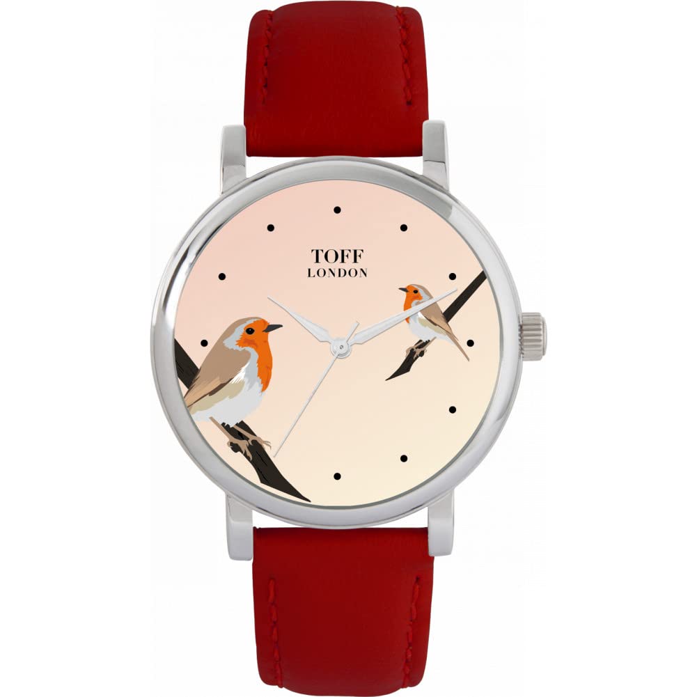 Toff London Ladies Robins Bird Watch