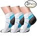 CHARMKING Graduated Compression Socks for Women & Men Circulation 15-20 mmHg is Best for Athletic, Running, Flight Travel, Pregnant, Cycling (Multi 06,S/M)