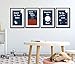 L & O Goods Space Posters for Boys & Girls Room | Space Bedroom Wall Décor | Set of 4 Space Decorations for Kids | Cute Kids Wall Art for Playroom | Bedroom & Nursery Room Décor | 11” x 17”
