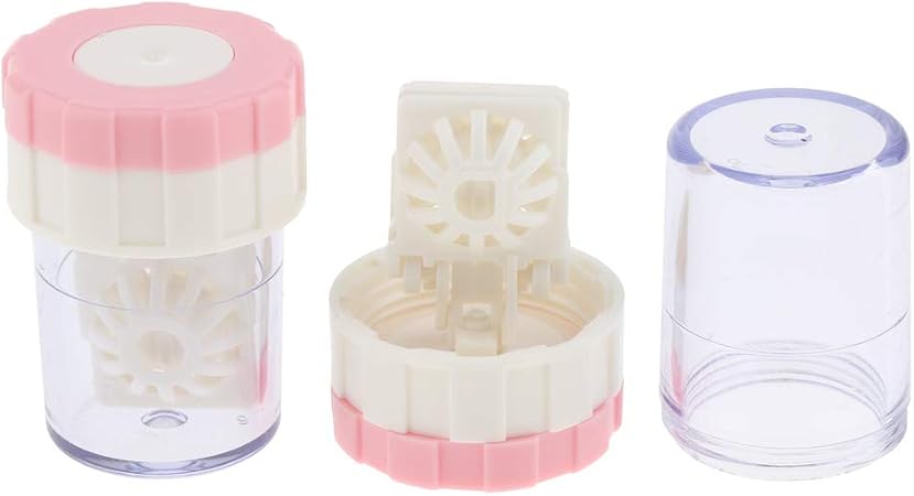 Amazon Kloware バスケット付き2ピースコンタクトレンズケース コンタクトレンズ用洗濯機 Kloware コンタクトケース
