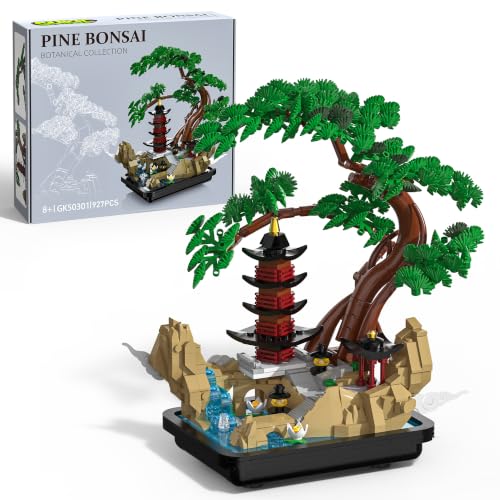 Pine Botanicals Bonsai Tree Building Set with Zen
