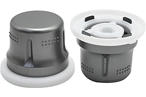 ZUDKSUY 2 Pcs Air Conditioning Control Knob Cover Replacement for Toyota Highlander 55925-0E050 2009 2010 2011 2012 2013 Left Right