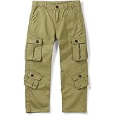 OCHENTA Boys Cargo Pants with 8 Pockets Casual Hiking Slacks Combat Trousers for Kid