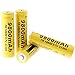 EastVita GTF 4pcs 3.7V 18650 Led Flashlight 9800mAh Li-ion Rechargeable Battery + Charger