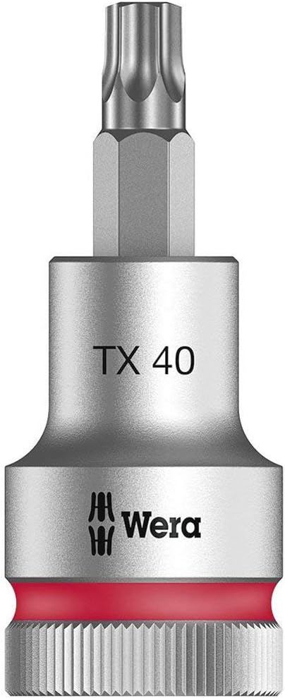 Wera 8767 C HF TORX Zyklop holding function bit socket, 1/2" drive, TX 40x60mm, 05003834001, Silver, TX 40 x 60 mm - Image 4