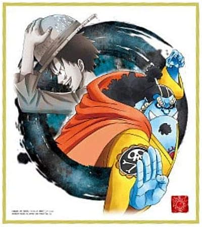 Amazon ワンピース色紙art 偉大なる航路 13 ジンベエ 単品 お菓子 パッケージは付属しません 色紙のみです 通販