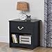South Shore Aviron 1-Drawer Nightstand, Blueberry with Rope Handle 55.2 cm x 44.5 cm x 57.2 cm (D x W x H)