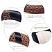 BOKIN Car Steering Wheel Cover 14.5 Leather Wheel Covers for Men Women Brown Steering Wheel Accessories with Breathable Microfiber
