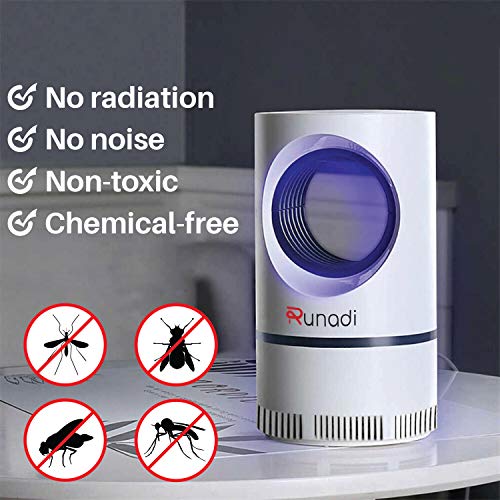 RUNADI Mosquito Killer Indoor Attractant Fly Trap for Mosquitoes