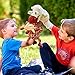 KIDS BRIGHT TOYS Plush Toy Hand Puppet - with Movable Open Mouth and Pocket - 10