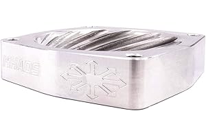 Khaos Motorsports Helix Bore Throttle Body Spacer Compatible With Jeep Wrangler Gladiator 2012-2021 3.6L