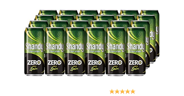 Shandy Cruzcampo Zero Limon Cerveza - Caja de 24 Latas x 330 ...