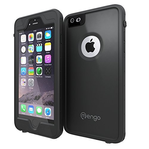IPhone 6 / 6S Waterproof Case, Mengo Aqua Armor [Ultra-Thin & Light Weight] Shockproof, Dustproof, Waterproof Case for iPhone 6 Black (WILL NOT FIT THE 6/6S PLUS VERISON)