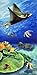 Bahia Collection by Dohler Stingray Velour Brazilian Beach Towel 30x60 Inches