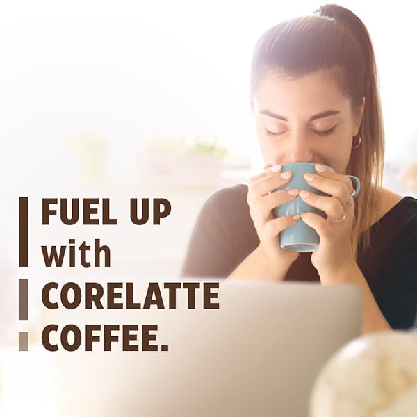 CORELATTE COFFEE 360 NUTRITION, COLLAGEN PROTEIN, FIBER, MULTIVITAMINS, WHOLE FOOD ANTIOXIDANTS AND MORE: MEDIUM DARK ROAST 12 COUNT, ALL IN ONE COFFEE PODS