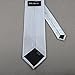 DAN SMITH Light Silver Neck Ties For Wedding Wrinkle-Free Tie Silver April Fool Mhl DAA3E01K Plain Satin