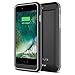 iPhone 8 Plus Battery Case, iPhone 7 Plus Battery Case , ZVOLTZ iPhone Charger For Apple iPhone 8/7 Plus [APPLE MFI Certified] Protective 4000mAh Battery Pack Juice Power Charging Case - [Black/Grey]