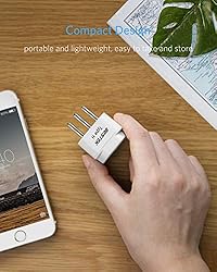 BESTEK Israel Travel Plug Adapter, Grounded
