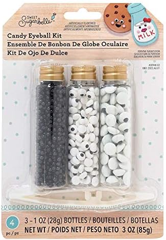 Sweet Sugarbelle Candy Sprinkles Kit-Eyeballs Cookie Supplies, None (3 pack)